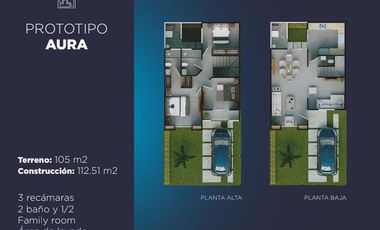 CASA AURA EN VENTA TIZARA RESIDENCIAL
