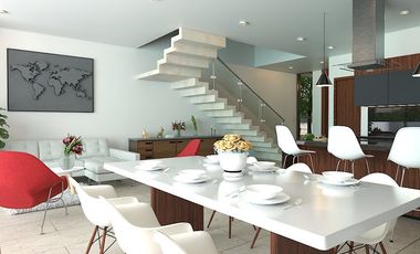 Casa en preventa, 3 rec + estudio y alberca privada, en Fluvial Vallarta