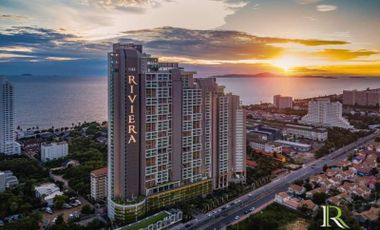 🔥🔥The Riviera Jomtien🔥🔥 on 15 floor Thai name  City view  Full furniture pattaya jomtien