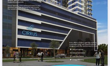 SMART INVESTMENT @PRIME CBD LOCATION WITH SMART HOME SYSTEM @CIRRUS BY: ROBINSONS LAND CORPORATION