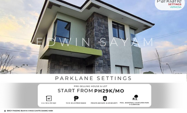 Pre Selling House and Lot at Parklane Settings Vermosa in Imus Cavite