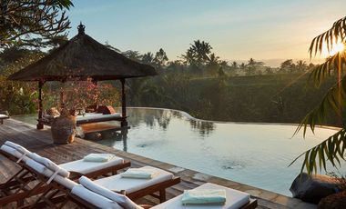 Freehold - Villa on 8,160 Sqm of Land with Lush Widespread Views of Rice Fields and Green Valley