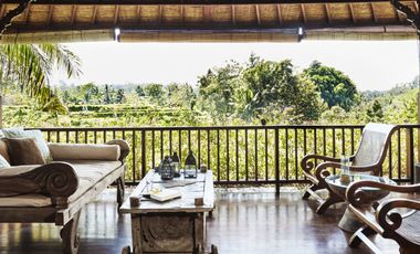 Freehold - Villa on 8,160 Sqm of Land with Lush Widespread Views of Rice Fields and Green Valley