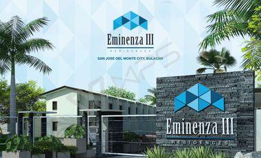 RFO 2-STOREY 3-BEDROOM SINGLE ATTACHED H&L EMINENZA RESIDENCES 3-CSJDM AVAIL 5% DISCOUNT