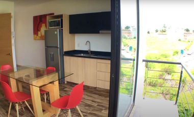 Renta de LOFT Amueblado Todo incluido Una Recamara Vestidor Internet