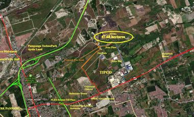 FOR SALE RAWLAND IN PAMPANGA IDEAL FOR INDUSTRIAL DEVELOPMENT ADJACENT TO TIPCO