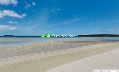 Land for sale around 49 rai Beach front 470 m. Pathio District, Chumphon Province. 7.7 km. from Chumphon Airport Beach front 470 m. 3.5 million/rai