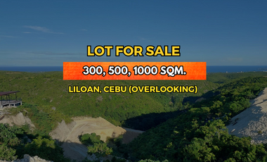Residential-Overlooking Lot For Sale in Liloan, Cebu: 350 sqm, 500 sqm, 1000 sqm available