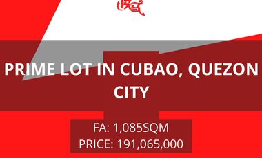 Prime Lot for Sale in Cubao, Quezon City