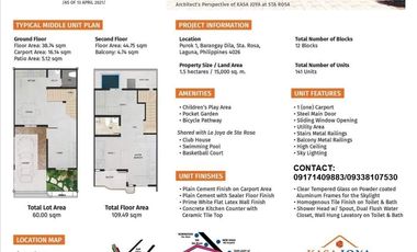 KASA JOYA SUBDIVISION | Affordable House and Lot For Sale In Sta. Rosa City, Laguna