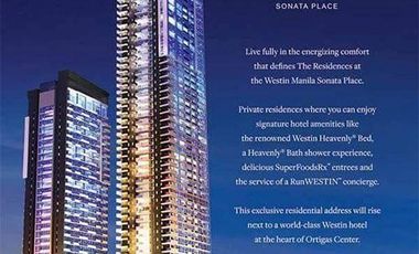 2 Bedroom Condo Unit in The Residences at The Westin Manila Sonata Place