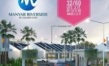 Rumah Murah Harga 200 jutaan Manyar Riverside Manyar Gresik