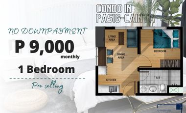 1-Bedroom, P7,000 month in Pasig City Elevated Soon to be Eastwood Style
