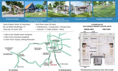 Affordable PagIBIG 2 Bedroom Condo along the highway for Sale in Midori Terraces, Antipolo, Rizal