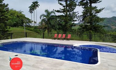 Hermosa casa campestre con alimentación, finca en arriendo gran alojamiento en Combia, Pereira, eje cafetero