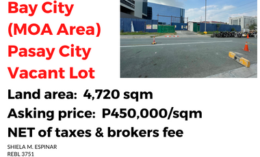 For Sale: Vacant Lot, Bay City (MOA Area) Pasay City