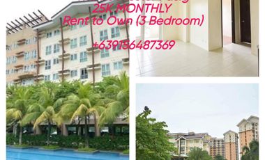Condo Near BGC and Market Market Rent To Own 3 BR as low as 25K Month