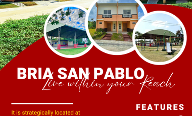 Early Move In. Ready For Occupancy Units Only 5% Downpayment with 200K Discount @ Bria Homes San Pablo