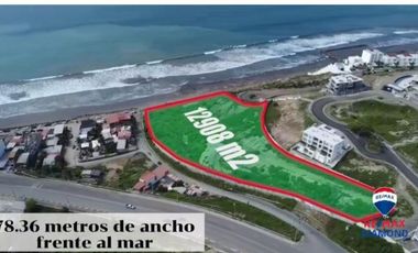 terreno de venta frente al mar en Manta