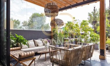 Departamento PH en Renta o Venta en Polanco 4R/3.5B/4E -Terraza- Amueblado-395m2