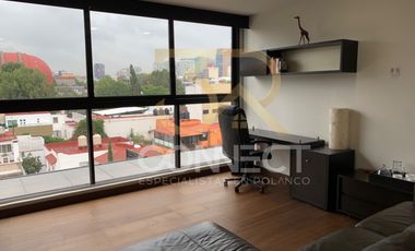 Departamento PH en Renta o Venta en Polanco 4R/3.5B/4E -Terraza- Amueblado-395m2