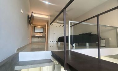 Departamento Loft de 1 recamara en RENTA en Playa del Carmen Centro-Disponible el 1 de MAYO