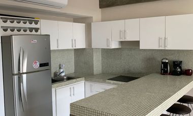 Departamento Loft de 1 recamara en RENTA en Playa del Carmen Centro-Disponible el 1 de MAYO