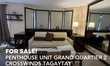 Penthouse Unit Grand Quartier 2 Crosswinds Tagaytay