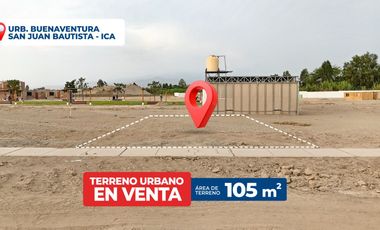 Se Vende Terreno Cerca A Parque De 105 M2 Urb Buenaventura San Juan Baustista