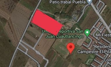 TERRENO IDEAL PARA BODEGAS CUAUTLANCINGO