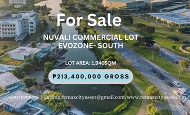 For Sale Commercial Lot in Nuvali, ideal for Resd'l Condo, Dorms, Training Centers, etc