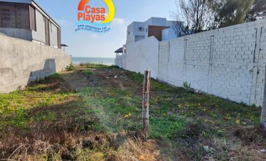Terreno Frente Al Mar en Playas Villamil, Vía a Data Km. 7.5
