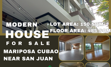 4 Bedroom Brand New House And Lot For Sale in Mariposa Cubao Near Crame near San Juan City