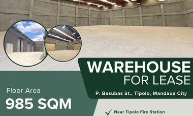 Warehouse for Rent Tipolo mandaue City Cebu