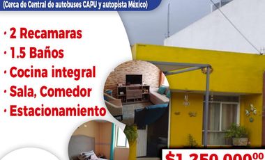 Se vende bonita casa en colonia del valle san jeronimo caleras, cerca de central de autobuses CAPU, autopista México- Puebla