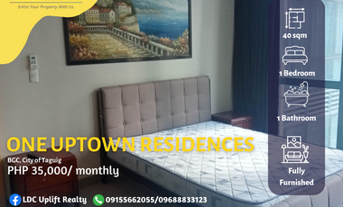 Stylish and Modern Living: 1 Bedroom Apartment for Rent in One Uptown Residences ✨🏢