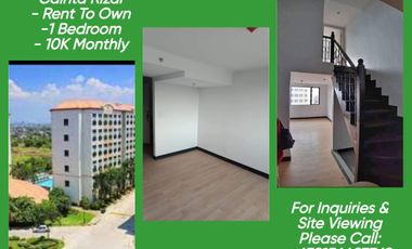 Cainta Rizal Condo Rent to Own 137K to Move in 40sqm Loft Type 1 Bedroom