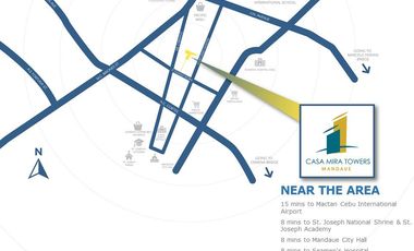 Casa Mira Towers Mandaue - 1 Bedroom Unit in Mandaue City 35sqm