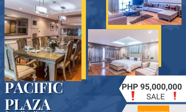 4 Bedroom Fully Furnished Unit FOR SALE in PACIFIC PLAZA TOWER