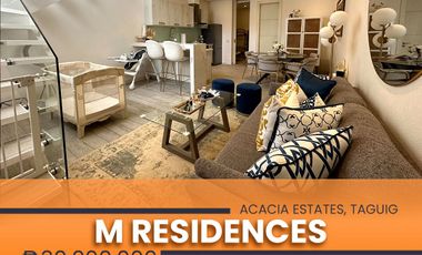 House and Lot for Sale in Acacia Estates Taguig M Residences - 3Br 4T&B - Near BGC
