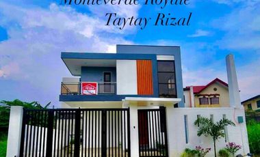 RFO 4-Bedroom House & Lot For Sale With A Beautiful Mountain View in Taytay Rizal