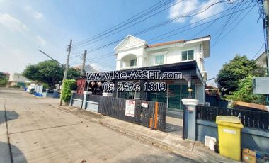 Corner detached house for sale in Sriwaree Noi area, Hua Takhe, Bang Chalong, Bang Phli, Bangna-Trad: Nirun Grand Village: 2 floors, 55.4 sq m: CODE NN-91324