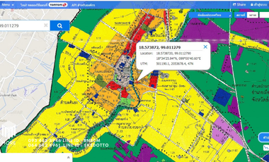 Property id036ls Land for sale in Lumphun 1-1-60Rai  near Lumphun Tourist Centre