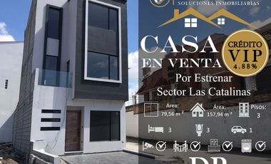 Se Vende Casa en Ricaurte, Sector Las Catalinas Aplica a Crédito VIP.