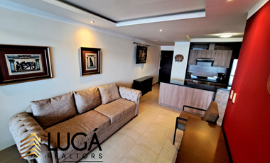 Suite Amoblada con balcón vista al mar en Renta, sector Playa Murciélago, cerca a Mall del Pacífico Manta