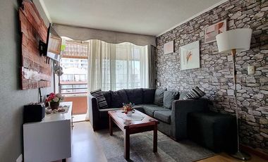 Se vende departamento amoblado vista al mar De La Bahía Coquimbo 3D 1B