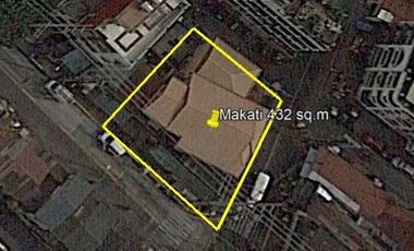 TEJEROS MAKATI CITY RESIDENTIAL COMMERCIAL LOT @ 432 SQM NEAR PUREGOLD DELPAN