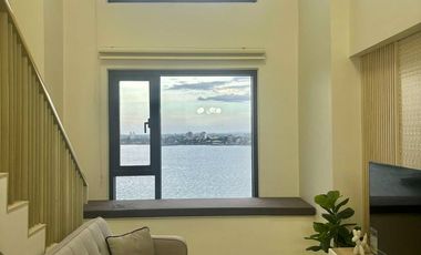 FOR SALE - 1BR SEAVIEW LOFT IN MANDANI BAY, MANDAUE CEBU. INTERIOR DESIGNED & FURNISHED.