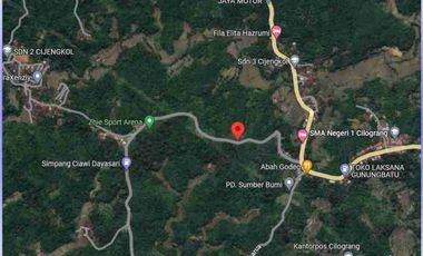 Tanah 902 m² di Cilograng Lebak Banten