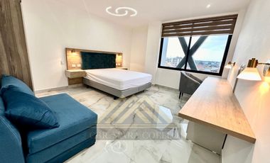 Departamento en alquiler amoblado, sector Torre Medica La Carolina ingreso a Machala